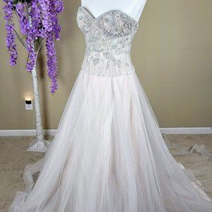Lillian West Wedding Dress Separates - Sequin and Glitz Bodice